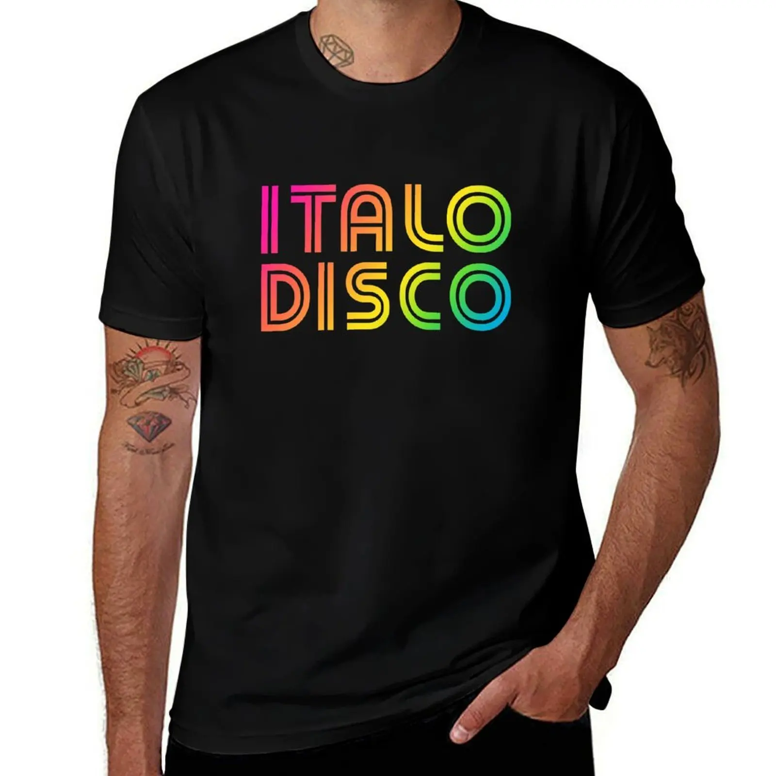 Italo Disco T-Shirt rapper graphic tees anime tshirt Man t-shirt mens graphic t-shirts hip hop
Italo Disco T-Shirt rapper graphic tees anime tshirt Man t-shirt mens graphic t-shirts hip hop