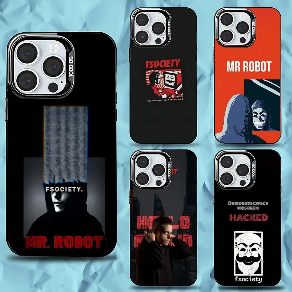 Mr R-Robot Fsociety Phone Case For iPhone 16,15,14,13,12,11,Pro,Max,Plus,Mini,XS,SE Anti Fall Black Matte Hard Bumper
Mr R-Robot Fsociety Phone Case For iPhone 16,15,14,13,12,11,Pro,Max,Plus,Mini,XS,SE Anti Fall Black Matte Hard Bumper