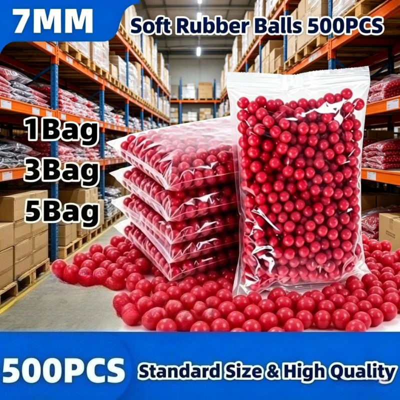 Large Capacity 500Pcs/Bag 7mm Red Soft Balls Daily Outdoor Game Essential Parts 1Bag/2Bag/3Bag/5Bag/10Bag
Large Capacity 500Pcs/Bag 7mm Red Soft Balls Daily Outdoor Game Essential Parts 1Bag/2Bag/3Bag/5Bag/10Bag