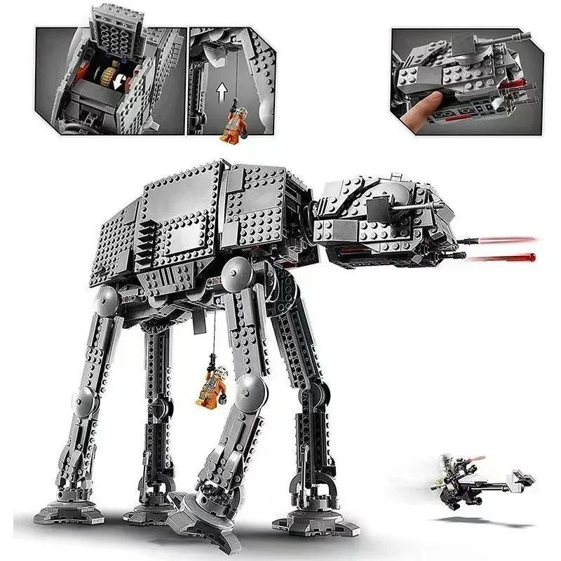1267pcs Hot Movie Game Star Empire Hoth Battle AT-AT Snowtrooper Army Assault Motorized Walker Model 75288-Blocks Birthday Gift
1267pcs Hot Movie Game Star Empire Hoth Battle AT-AT Snowtrooper Army Assault Motorized Walker Model 75288-Blocks Birthday Gift