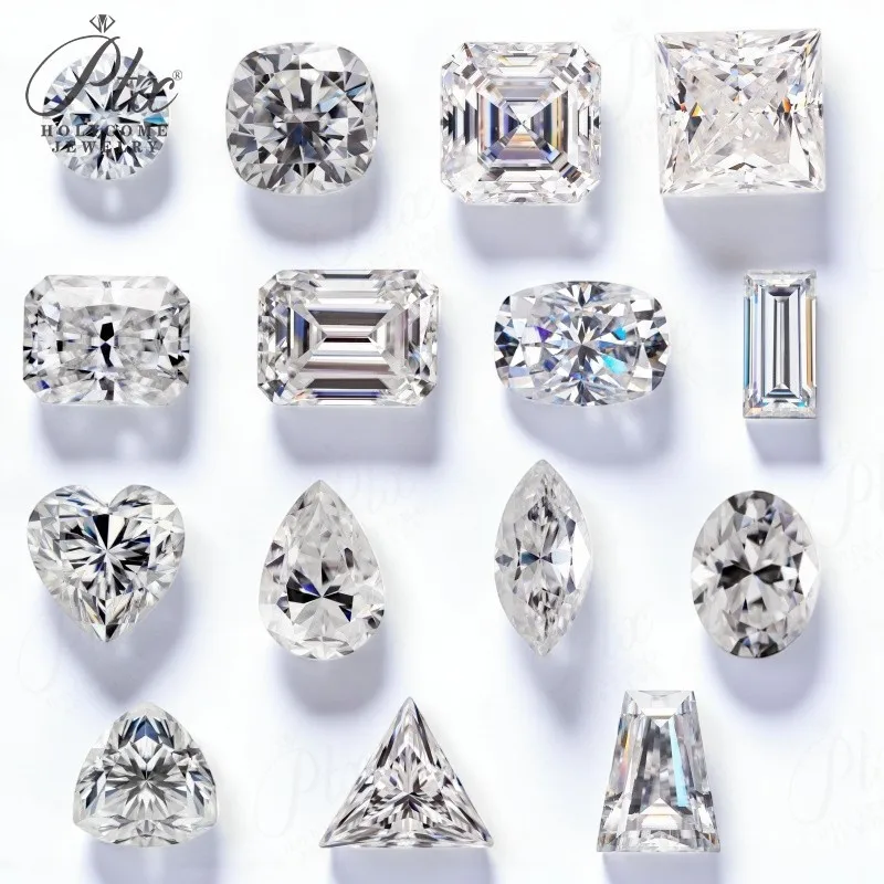 D Color Super White Moissanite Diamonds Round/ Oval/ Pear/ Radiant/ Emerald/ Heart/ Princess/ Cushion/ Asscher & Triangle Cuts
D Color Super White Moissanite Diamonds Round/ Oval/ Pear/ Radiant/ Emerald/ Heart/ Princess/ Cushion/ Asscher & Triangle Cuts