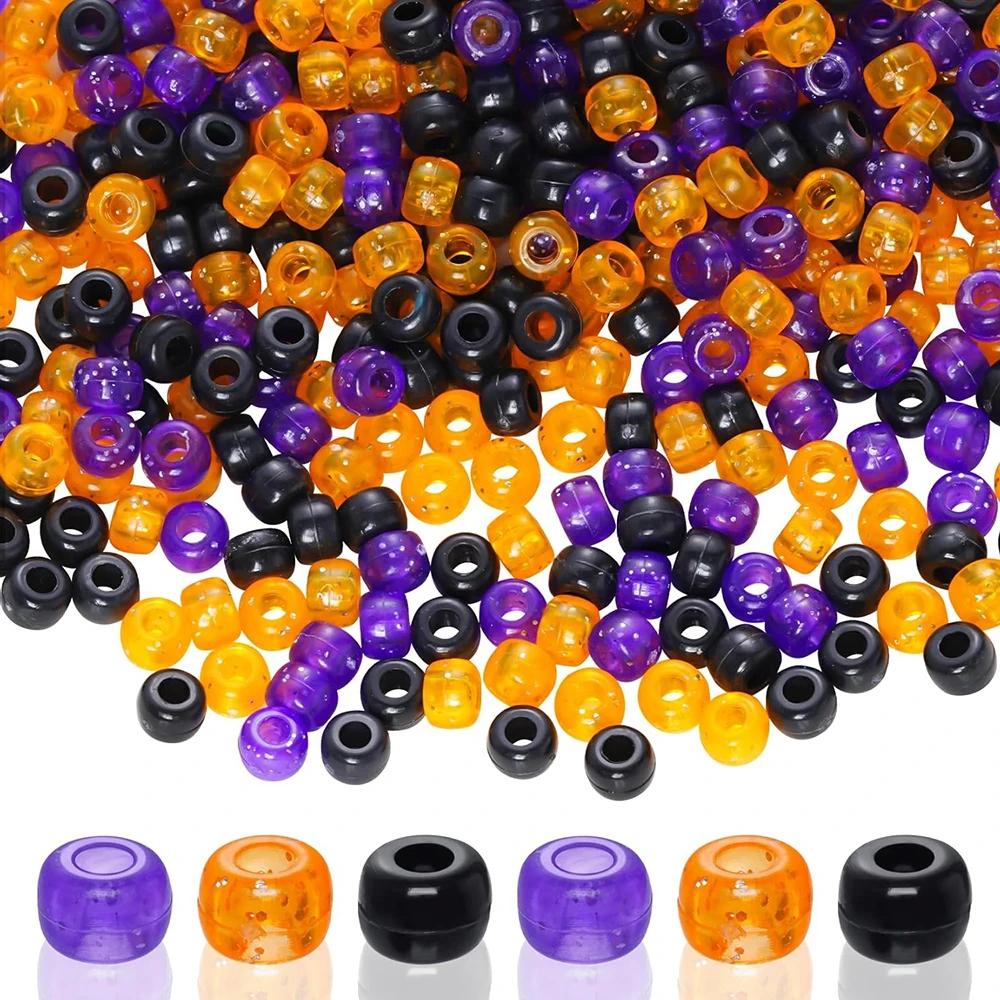 800 шт., блестящие пластиковые бусины для Хэллоуина
800 шт., блестящие пластиковые бусины для Хэллоуина