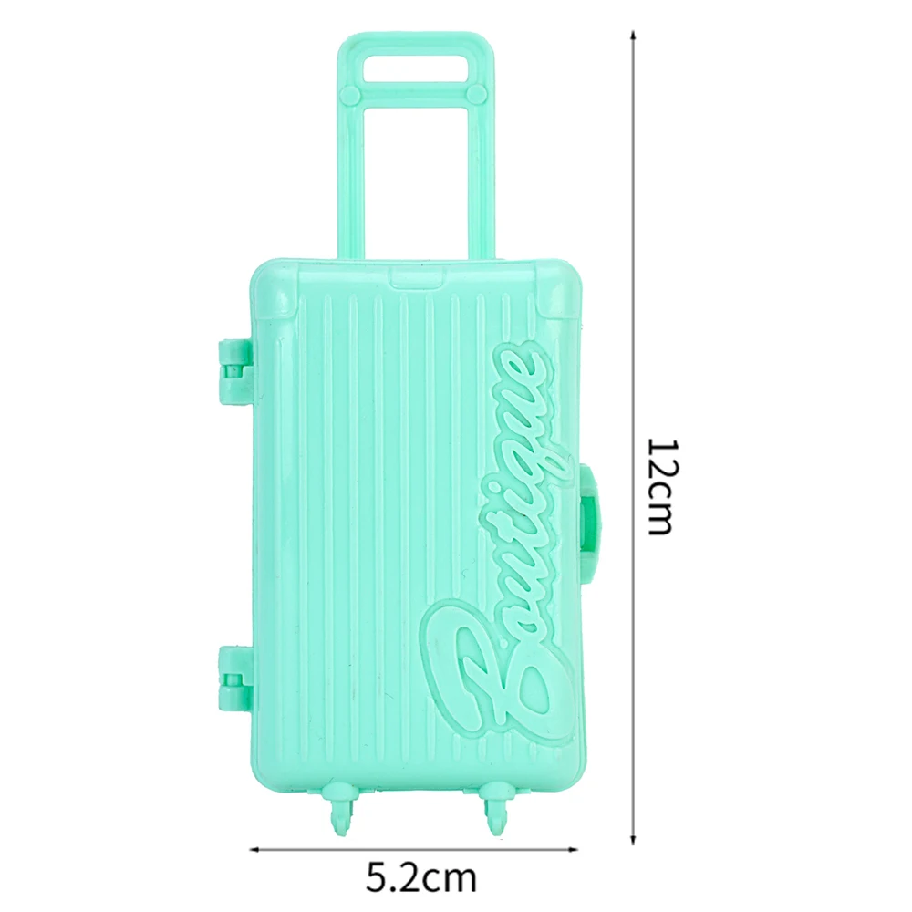 NK 1 Pcs Travel Dolls Accessories Green Suitcase For 11.5 Inch Doll Clothes Party Toys 1/6 Doll house Box accessories Gift
NK 1 Pcs Travel Dolls Accessories Green Suitcase For 11.5 Inch Doll Clothes Party Toys 1/6 Doll house Box accessories Gift