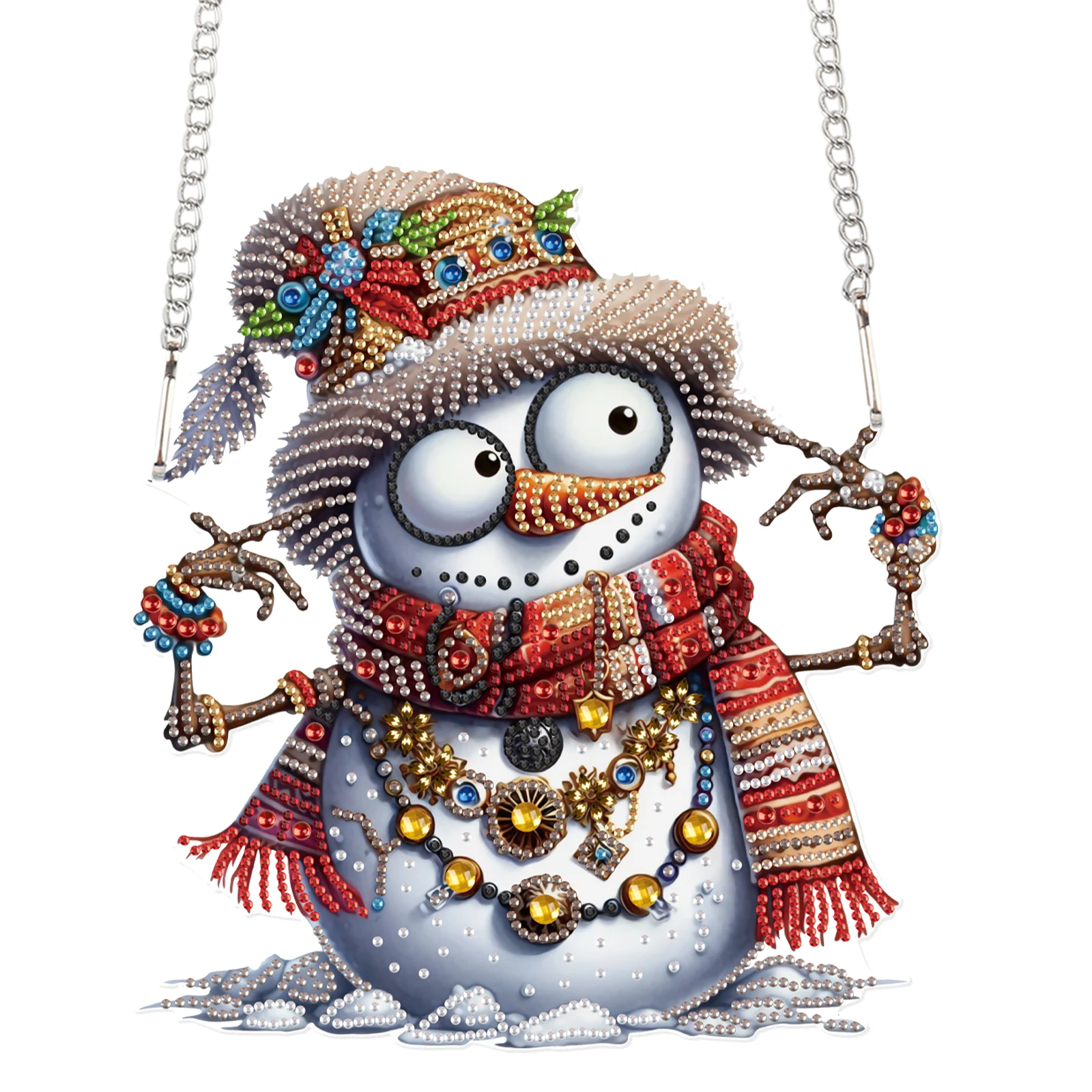 Christmas Diamond Art Painting Hanging Pendant,Funny snowman Special Shape Diamond Art Craft for Home window decoration Gift
Christmas Diamond Art Painting Hanging Pendant,Funny snowman Special Shape Diamond Art Craft for Home window decoration Gift