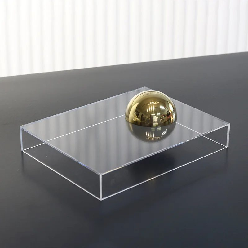 Modern Luxury Transparent Acrylic Cover Ornaments Jewelry Display Box Rectangular Crafts Dust Cover Aesthetic Decoration
Modern Luxury Transparent Acrylic Cover Ornaments Jewelry Display Box Rectangular Crafts Dust Cover Aesthetic Decoration