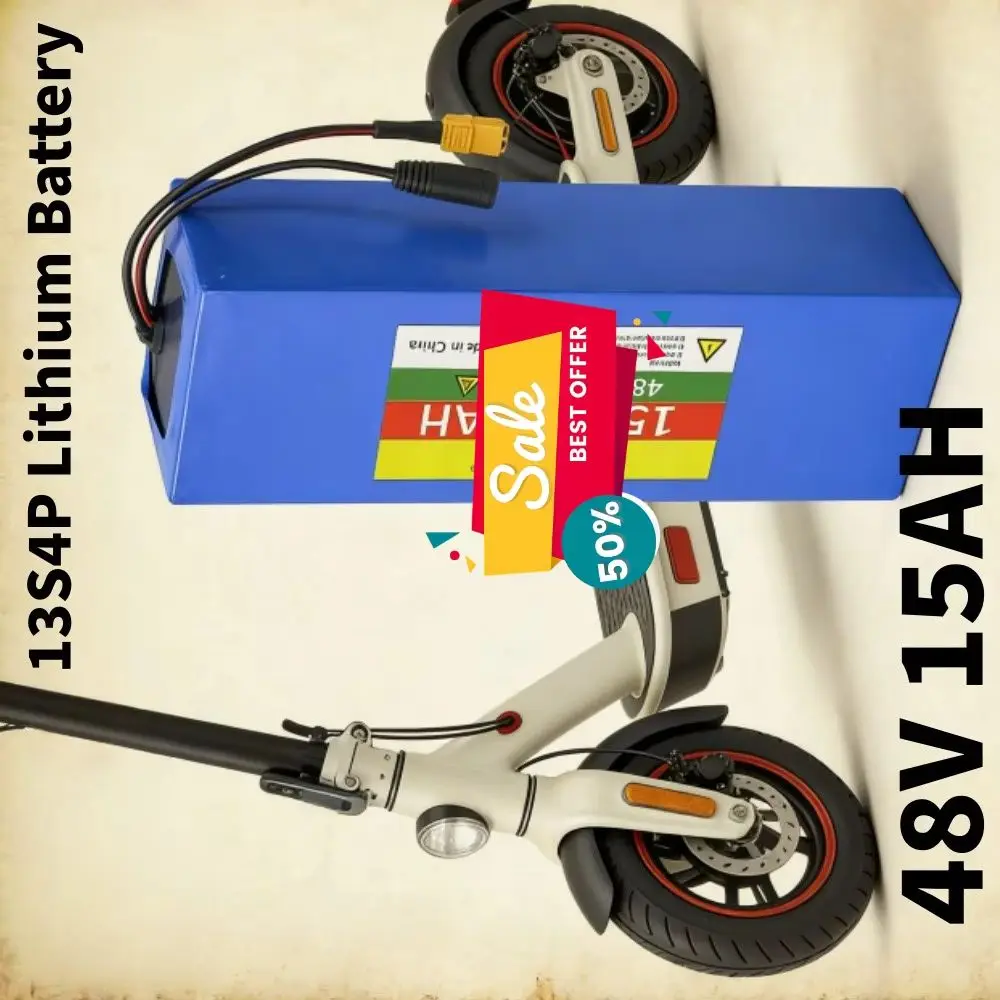 Original 48V 15Ah 1500W Lithium-Ion Battery Pack 13S4P Configuration for 54.6V BMS Electric Scooters
Original 48V 15Ah 1500W Lithium-Ion Battery Pack 13S4P Configuration for 54.6V BMS Electric Scooters