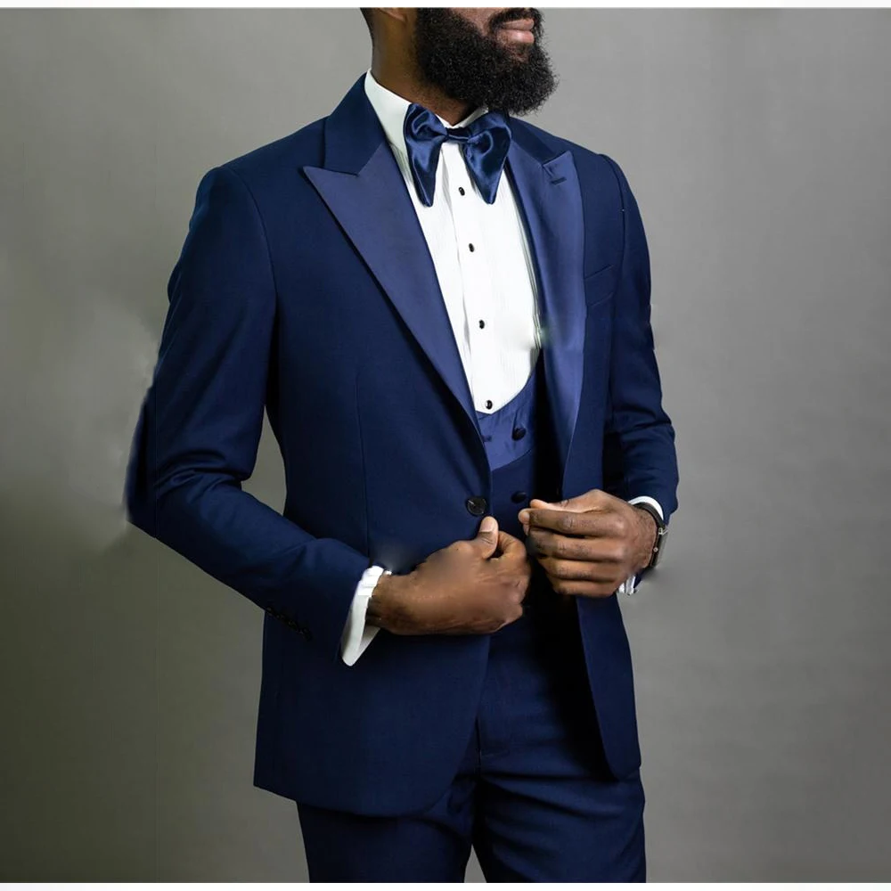 Formal Men's 3 Pieces Spliced Lapel Blazer+Vest+Pants Business Casual Men Suit Flat Slim Fit Jacket Coat Groomsmen Suits For Men
Formal Men's 3 Pieces Spliced Lapel Blazer+Vest+Pants Business Casual Men Suit Flat Slim Fit Jacket Coat Groomsmen Suits For Men