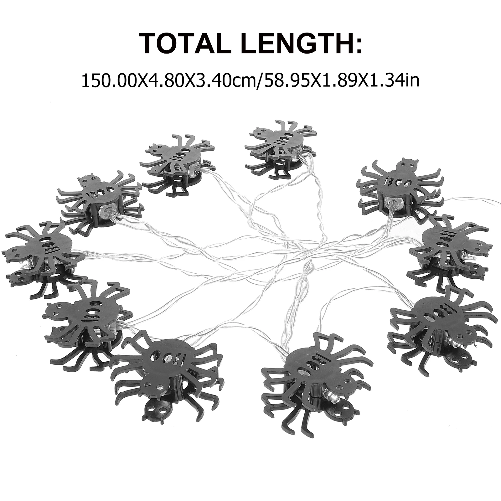 LED Spider Halloween Lights Strings Outdoor Decorations Durable Plastic Halloween Festive Atmosphere Yard Tree
LED Spider Halloween Lights Strings Outdoor Decorations Durable Plastic Halloween Festive Atmosphere Yard Tree
