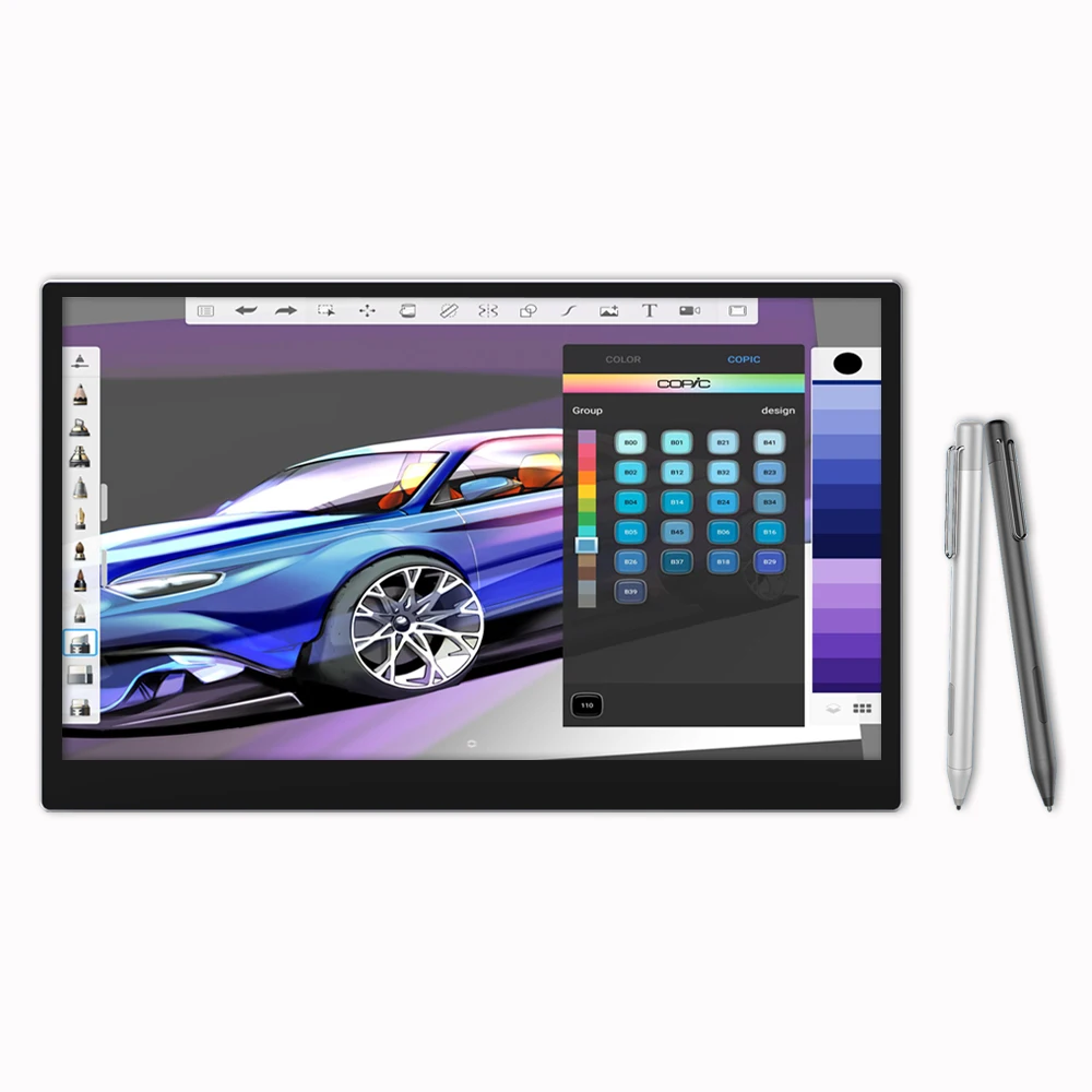 Graphics Drawing Tablet with Full-Laminated Touch Screen Tilt Stylus Adjustable Stand- 13.3 Inches Portable Pen Display
Graphics Drawing Tablet with Full-Laminated Touch Screen Tilt Stylus Adjustable Stand- 13.3 Inches Portable Pen Display