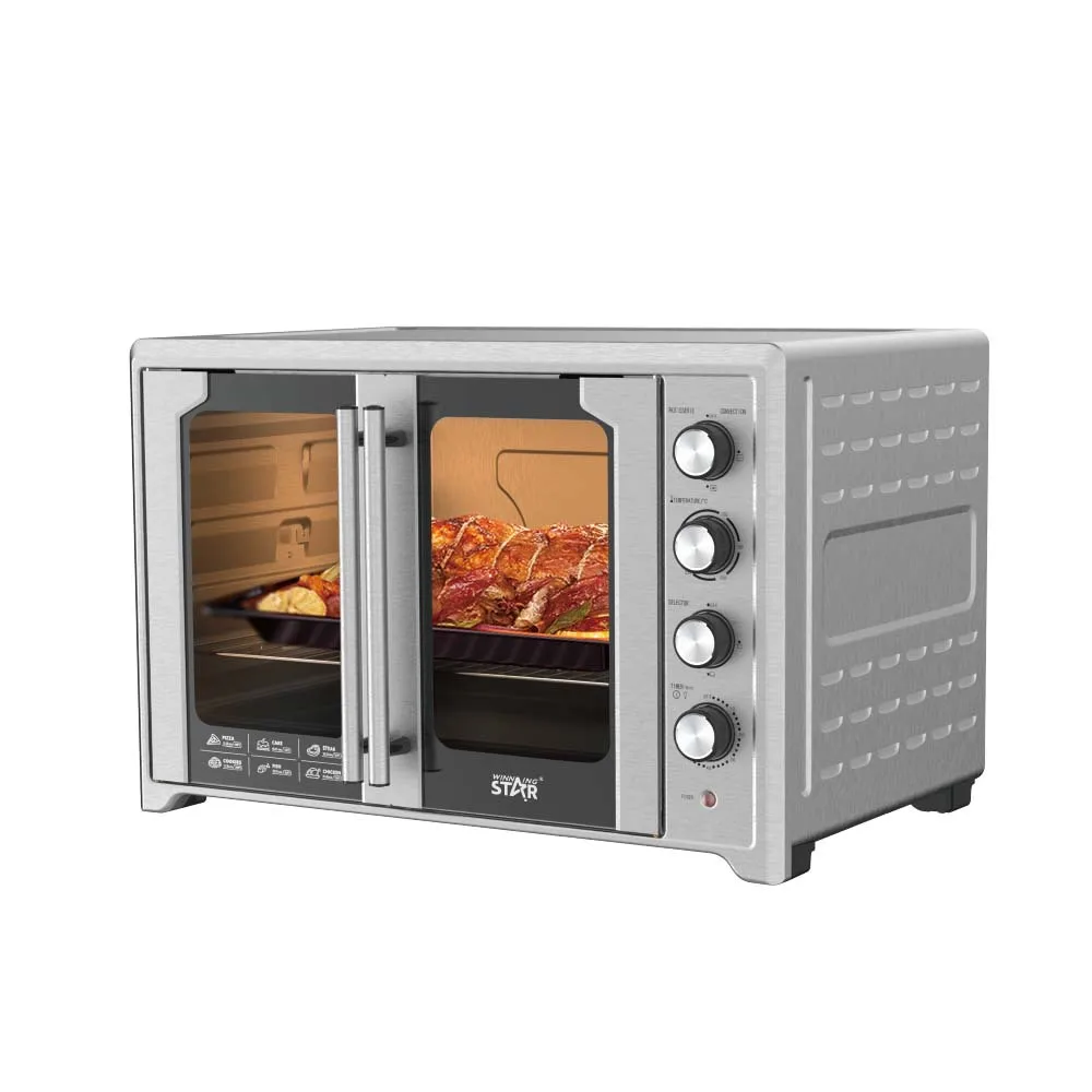 75L Multifunctional Electric Oven Baking, Egg Tarts, Pizza, Household Use Stainless Steel Double Door French Oven
75L Multifunctional Electric Oven Baking, Egg Tarts, Pizza, Household Use Stainless Steel Double Door French Oven