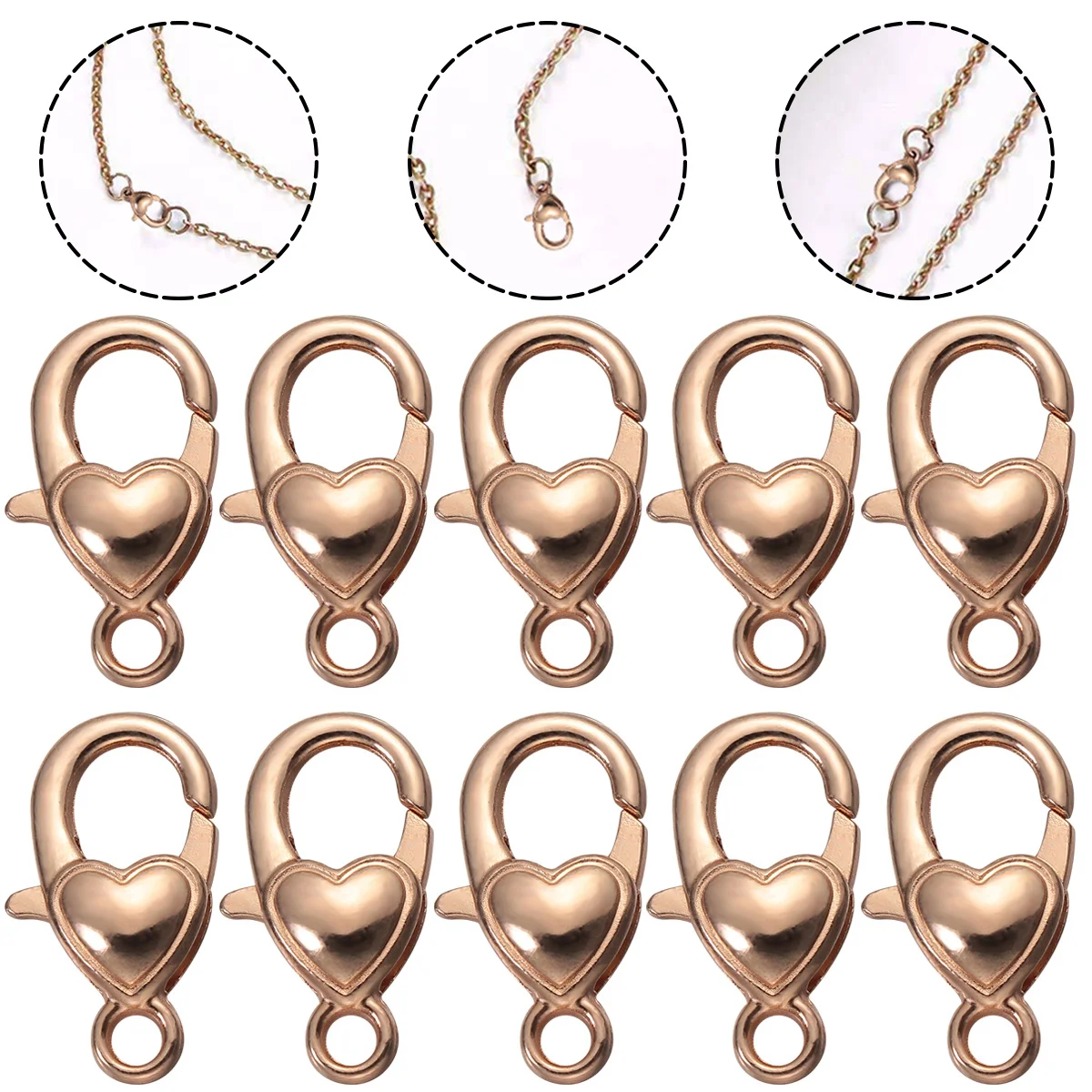 10Pcs Alloy Lobster Clasp Black DIY Jewelry Making Components for Bracelet Necklace Dangle Anklet Keyring Craft Projects
10Pcs Alloy Lobster Clasp Black DIY Jewelry Making Components for Bracelet Necklace Dangle Anklet Keyring Craft Projects