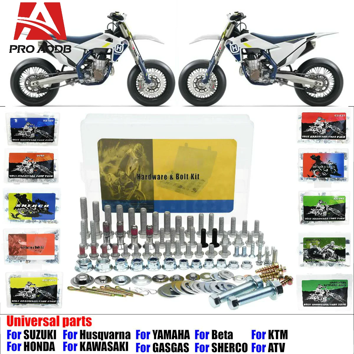 Motorcycle Hardware screw bolt repair rescue mending Full tool kit Fastener For Husqvarna FC FE FX TC TE TX TEi TXi 2003-2024
Motorcycle Hardware screw bolt repair rescue mending Full tool kit Fastener For Husqvarna FC FE FX TC TE TX TEi TXi 2003-2024