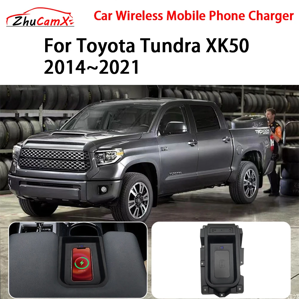 Car Wireless Mobile Phone Charger Center Console Storage QI 18W iPhone fast charge for Toyota Tundra XK50 2014–2021
Car Wireless Mobile Phone Charger Center Console Storage QI 18W iPhone fast charge for Toyota Tundra XK50 2014–2021