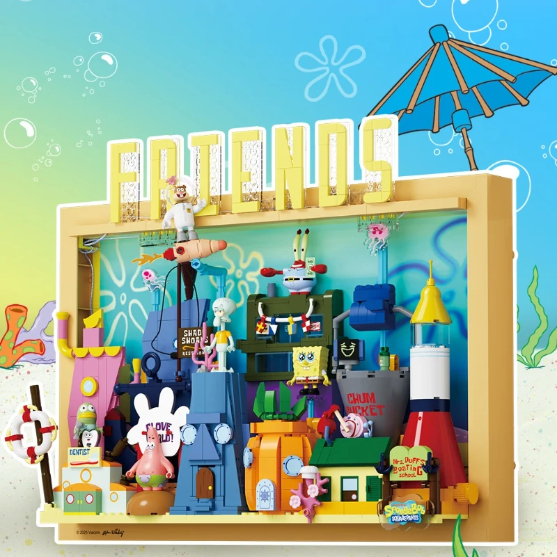 AREA-X Brick Zone SpongeBob Bikini Bottom Creative Building Blocks Hanging Painting DecorationToy Birthday Gift Collection Model
AREA-X Brick Zone SpongeBob Bikini Bottom Creative Building Blocks Hanging Painting DecorationToy Birthday Gift Collection Model