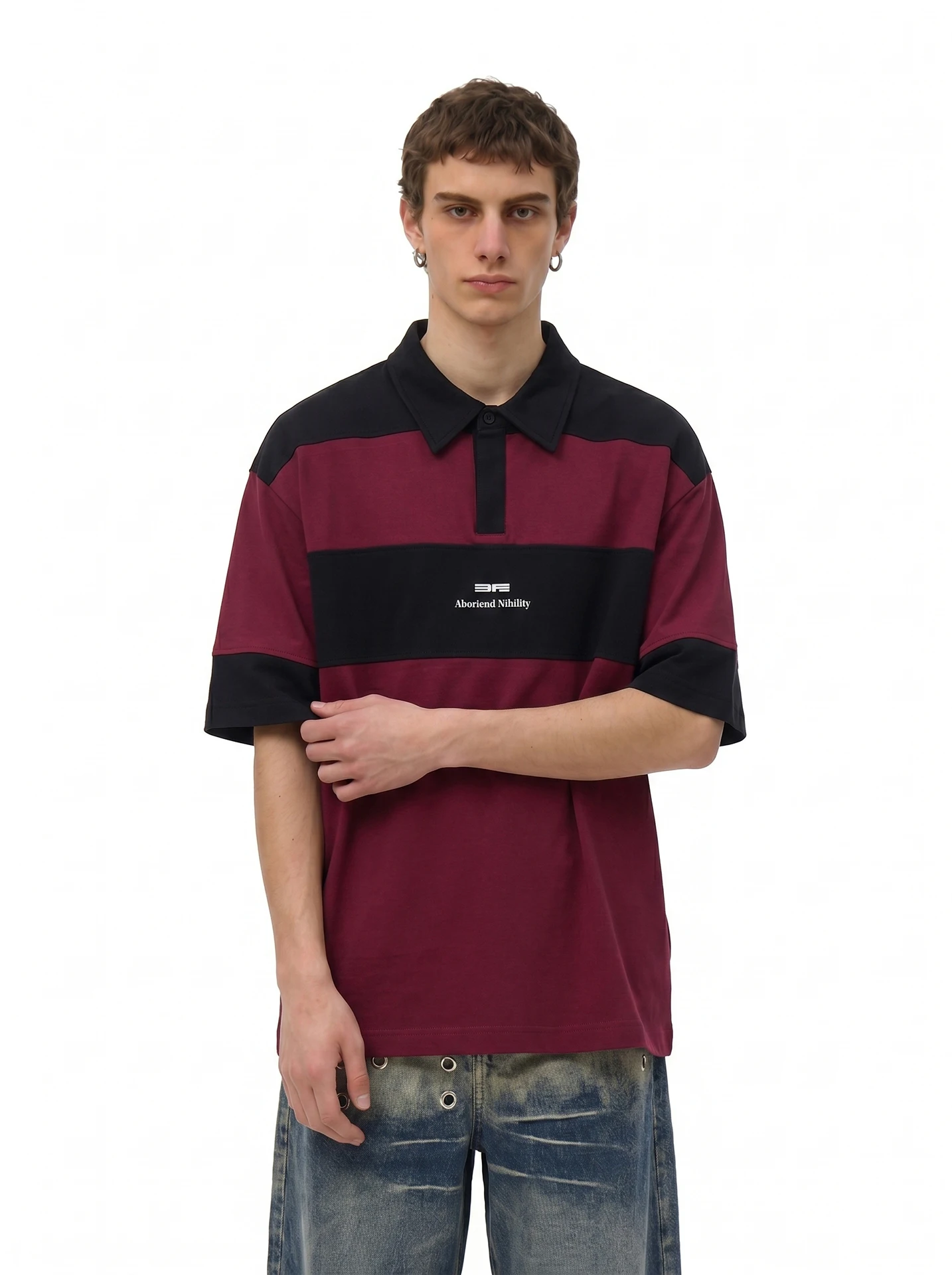 BETEBULE American Retro Color Block Collar Short Sleeve T-Shirt Men Summer Loose Street Fashion Half Sleeve Top
BETEBULE American Retro Color Block Collar Short Sleeve T-Shirt Men Summer Loose Street Fashion Half Sleeve Top