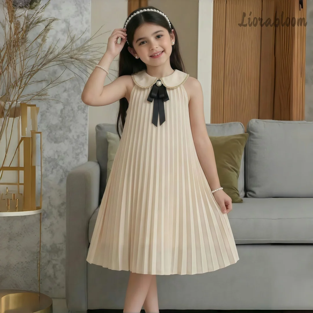 Custom Girls' Formal Dress Peter Pan Collar Pleated Dress Women's Wedding Party Attire Dress свадебное платье
Custom Girls' Formal Dress Peter Pan Collar Pleated Dress Women's Wedding Party Attire Dress свадебное платье