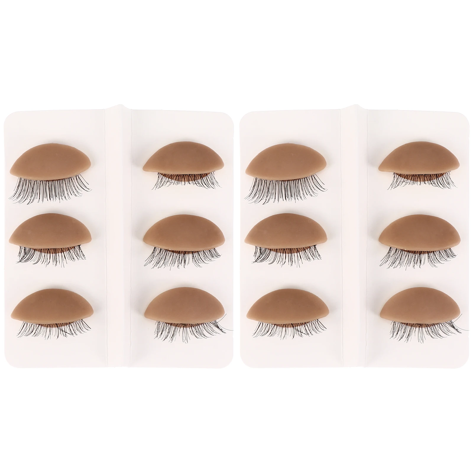 6 Pairs Replacement Eyelids Grafting Eyelash Head Model Lashes Extension Kit Makeup Practice Tool Silicone Mannequin Real Skin 
6 Pairs Replacement Eyelids Grafting Eyelash Head Model Lashes Extension Kit Makeup Practice Tool Silicone Mannequin Real Skin