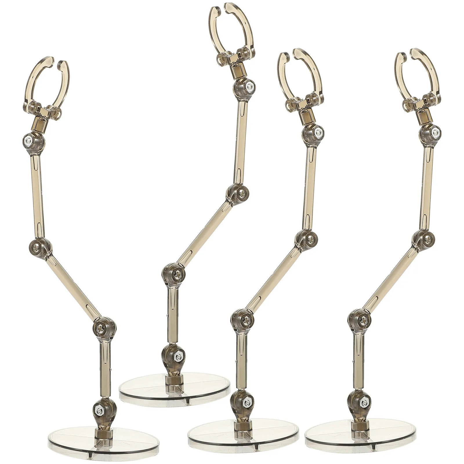 4Pcs Action Figure Display Rack Plastic Holder Desktop Support Stand Wear-Resistant Figure Accessory Wear-Resistant Support
4Pcs Action Figure Display Rack Plastic Holder Desktop Support Stand Wear-Resistant Figure Accessory Wear-Resistant Support