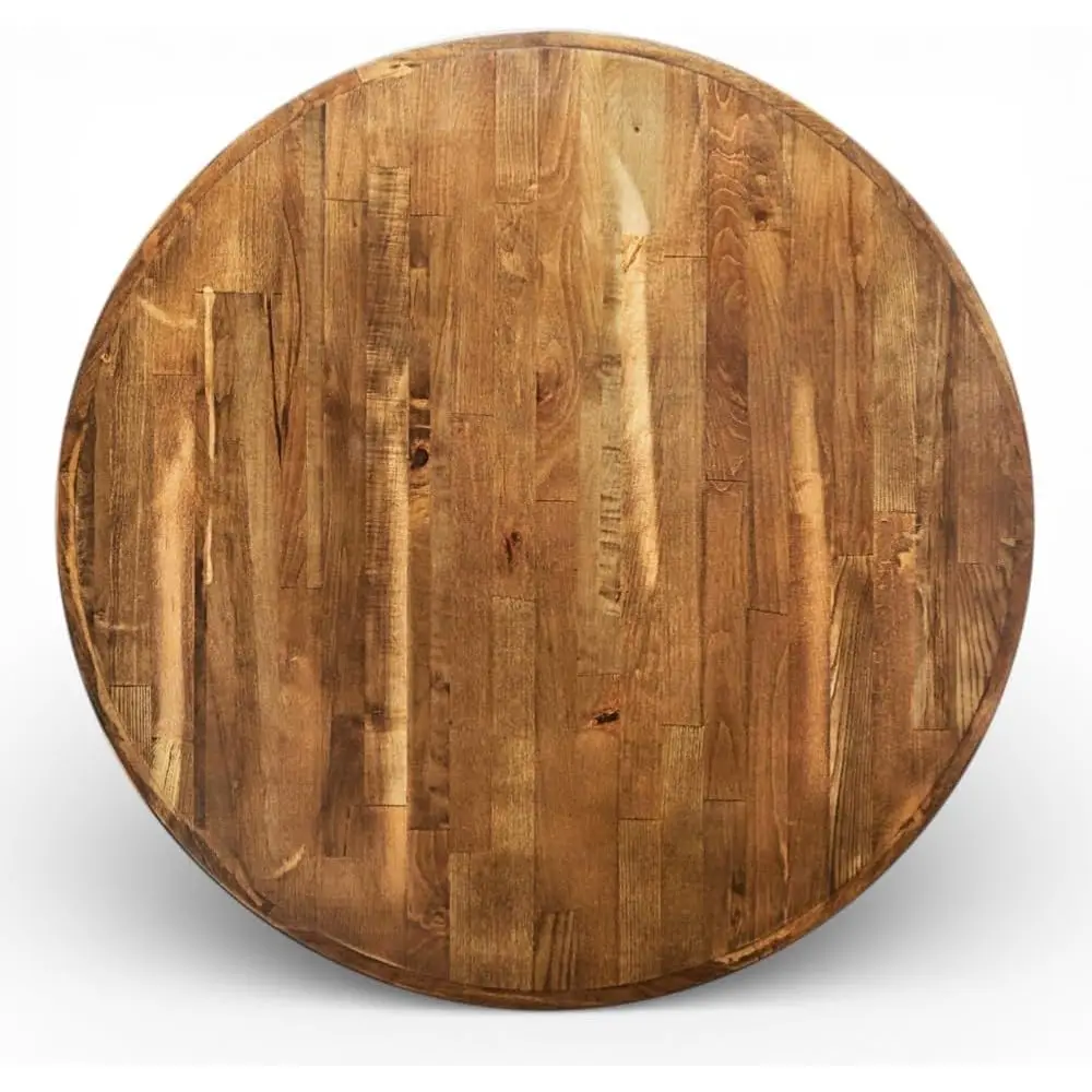 Vintage-Style 36 Diameter Wooden Butcher Block Restaurant Table Top
Vintage-Style 36 Diameter Wooden Butcher Block Restaurant Table Top