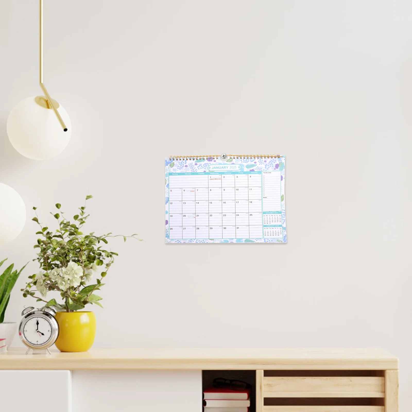18pcs 2025 2026 Calendar 18 Month Wall Planner Cute Hanging Paper Holidays Office Large Font Floral Design Decorative Modern
18pcs 2025 2026 Calendar 18 Month Wall Planner Cute Hanging Paper Holidays Office Large Font Floral Design Decorative Modern