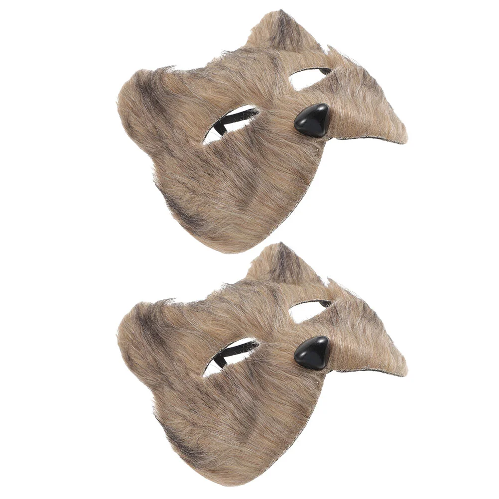 2 Pcs Cosplay Animal Mask Men and Women Apparel Flannel Fox for Masquerade Party
2 Pcs Cosplay Animal Mask Men and Women Apparel Flannel Fox for Masquerade Party