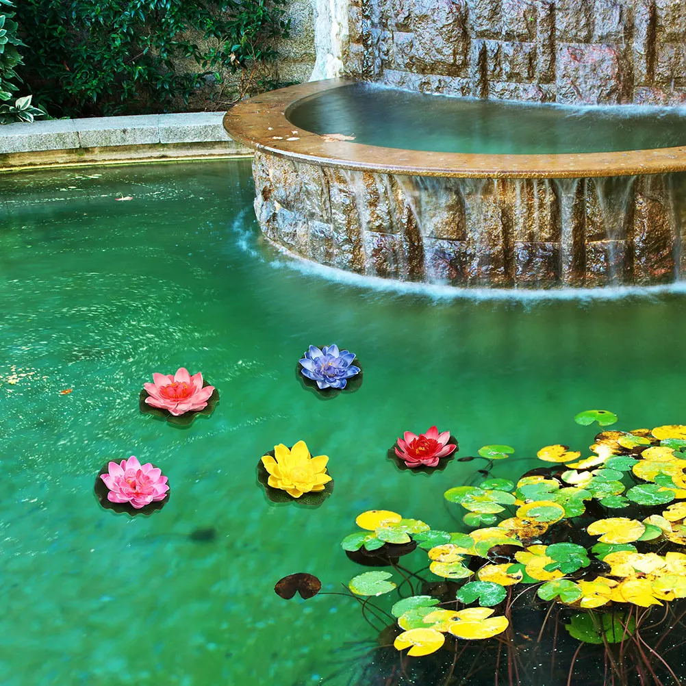 10 Pcs 10cm Simulation Lotus Decoration Fish Tank Decorations Eva Artificial Water Lilies for Ponds
10 Pcs 10cm Simulation Lotus Decoration Fish Tank Decorations Eva Artificial Water Lilies for Ponds
