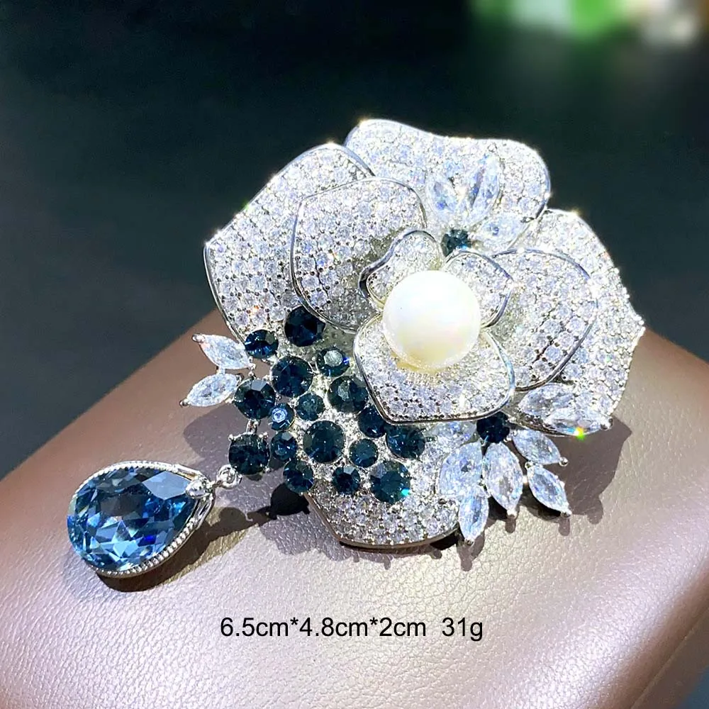 Elegant Rose Brooch Teardrop Pendant Flower Corsage Suit Shirt Coat Sweater Blazer Lapel Pin Jewelry Birthday Gifts for Women
Elegant Rose Brooch Teardrop Pendant Flower Corsage Suit Shirt Coat Sweater Blazer Lapel Pin Jewelry Birthday Gifts for Women