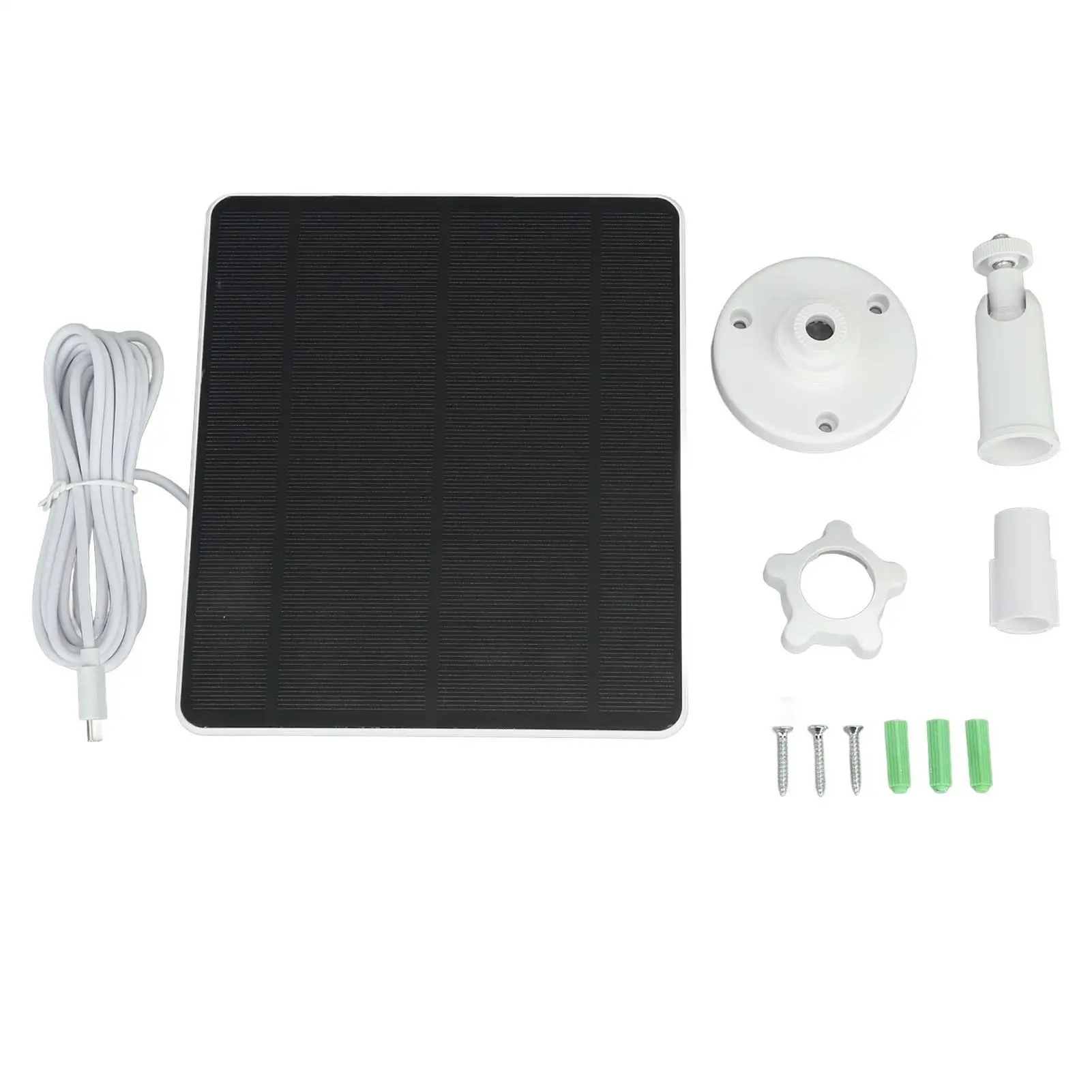 5W Monocrystalline Solar Panel with Adjustable Bracket - High Efficiency & Easy Operation for outdoor Cameras
5W Monocrystalline Solar Panel with Adjustable Bracket - High Efficiency & Easy Operation for outdoor Cameras