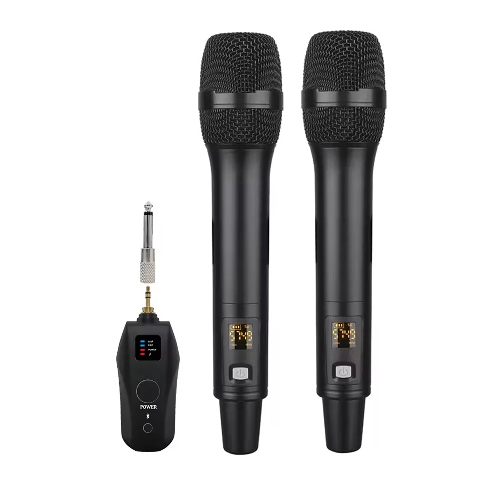 Professional Dynamic UHF Rechargeable Handheld Wireless Microphone For Singing Parties & Church With BT Technology
Professional Dynamic UHF Rechargeable Handheld Wireless Microphone For Singing Parties & Church With BT Technology