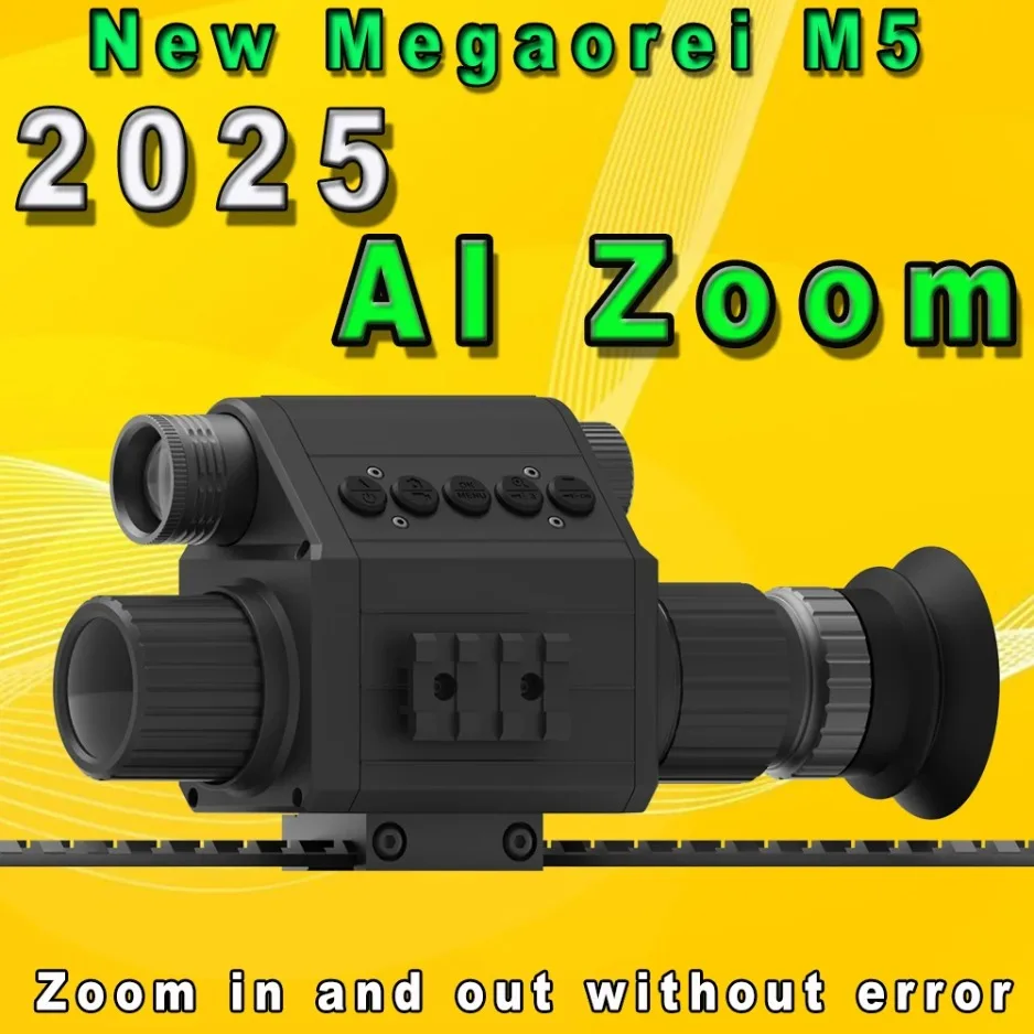 2025 Megaorei M5 HD монокулярный Инфракрасный цифровой прицел ночного видения с 4-кратным увеличением AI для охоты и тактического использования
2025 Megaorei M5 HD монокулярный Инфракрасный цифровой прицел ночного видения с 4-кратным увеличением AI для охоты и тактического использования