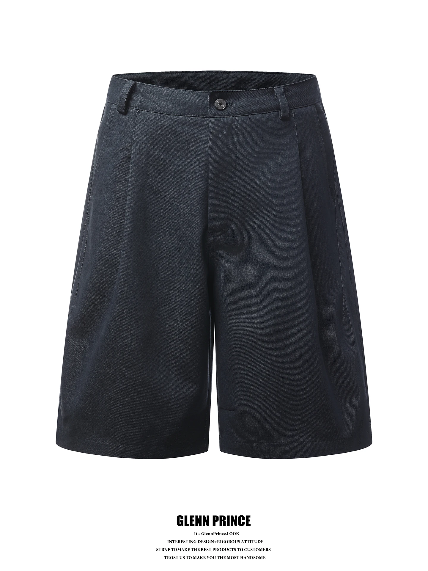 Washed American Style Pleated Men's Shorts Summer Loose Wide Leg Casual Five-Quarter Pants Cotton Comfortable Fashionable
Washed American Style Pleated Men's Shorts Summer Loose Wide Leg Casual Five-Quarter Pants Cotton Comfortable Fashionable