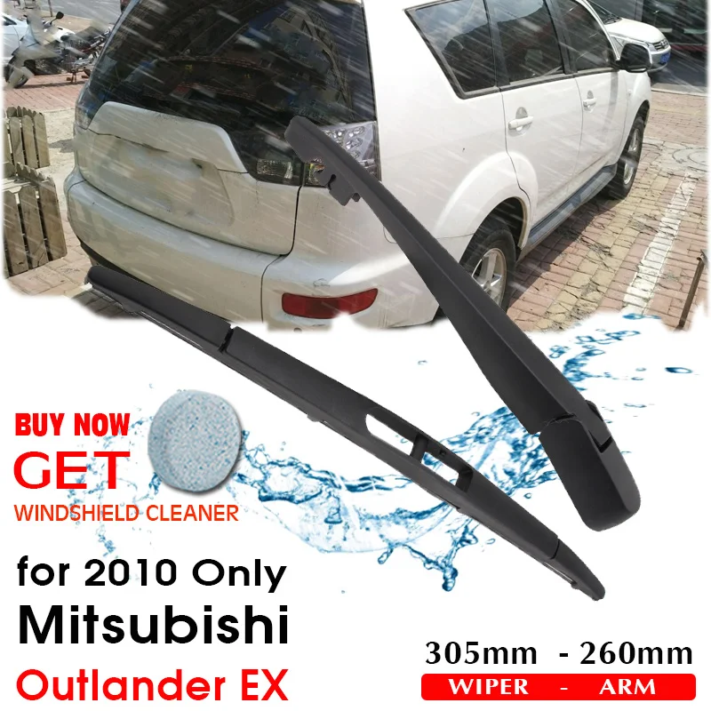 BROSHOO Car Rear Wiper Blades Back Windscreen Wiper Arm For Mitsubishi Outlander EX Hatchback (2010 Only) 305mm,Auto Styling
BROSHOO Car Rear Wiper Blades Back Windscreen Wiper Arm For Mitsubishi Outlander EX Hatchback (2010 Only) 305mm,Auto Styling