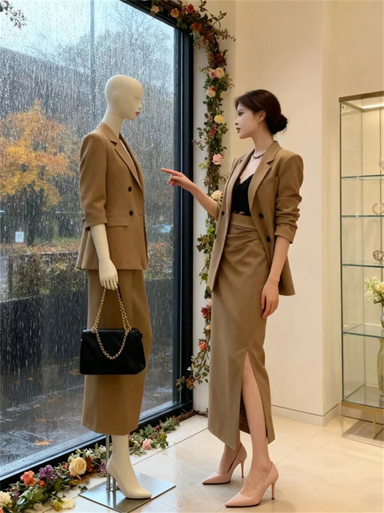 Korean Sle Loose Women's Two-Piece Set Early Autumn New Faion f Skirt Trendy Top Bot Separate Casual Comfortable
Korean Sle Loose Women's Two-Piece Set Early Autumn New Faion f Skirt Trendy Top Bot Separate Casual Comfortable