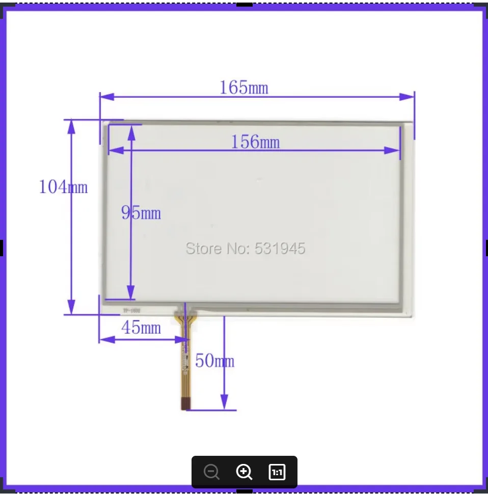 NEW XWT573 7 Inch Touch Screen welding 165mm*104mm for GPS CARS 165*104 for bables AT070TN83 display 4 line touchsensor glass
NEW XWT573 7 Inch Touch Screen welding 165mm*104mm for GPS CARS 165*104 for bables AT070TN83 display 4 line touchsensor glass