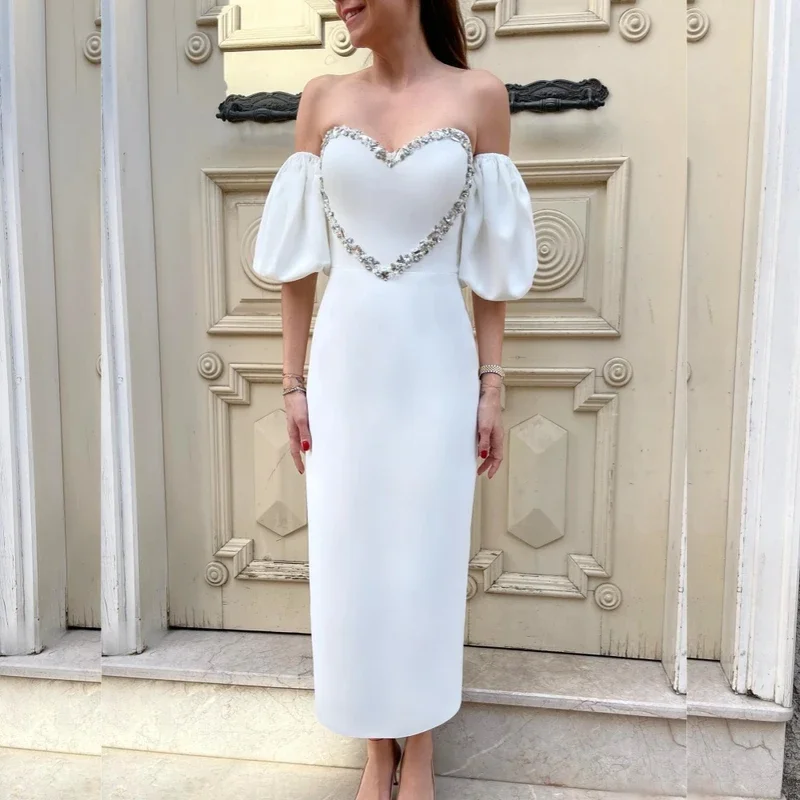Customized Jiayigong Beading Party A-line Off-the-shoulder Bespoke Occasion Gown Midi es
Customized Jiayigong Beading Party A-line Off-the-shoulder Bespoke Occasion Gown Midi es