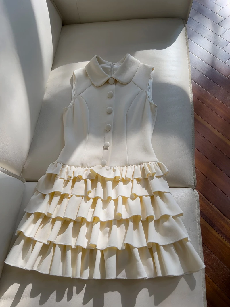 Summer Faion High Waist ort Dr Cake Skirt Bal irt Collar Dr Vaon Aosphere Color Polyester ort D...
Summer Faion High Waist ort Dr Cake Skirt Bal irt Collar Dr Vaon Aosphere Color Polyester ort D...