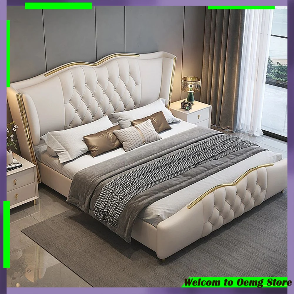 Stylish Upholstered Minimalist Bed Frame Modern Headboard Queen King Size Comfortable Bedroom Perfect Sleep Cama Casal Furniture
Stylish Upholstered Minimalist Bed Frame Modern Headboard Queen King Size Comfortable Bedroom Perfect Sleep Cama Casal Furniture