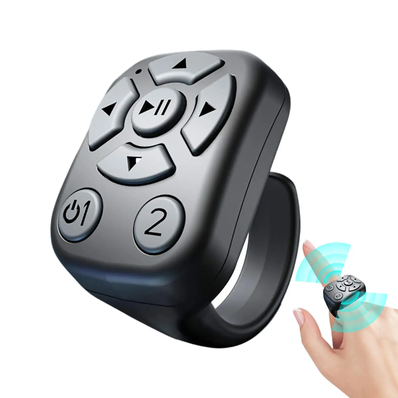 Scrolling Ring Presentation Clicker Camera Shutter Smart Ring Camera Video Recording Remote Wireless E-Reader Photos Music
Scrolling Ring Presentation Clicker Camera Shutter Smart Ring Camera Video Recording Remote Wireless E-Reader Photos Music
