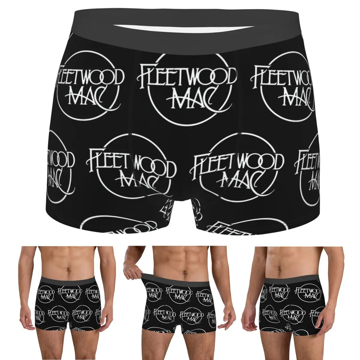 Boxer Underpants Shorts Classic Logo Fleetwood Mac Panties Men Breathable Underwear for Homme Man Boyfriend Gifts
Boxer Underpants Shorts Classic Logo Fleetwood Mac Panties Men Breathable Underwear for Homme Man Boyfriend Gifts