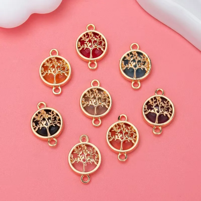 Tree Shaped Glass Alloy Charms Creative DIY Jewelry Accessories for Necklace Bracelet Earrings Making
Tree Shaped Glass Alloy Charms Creative DIY Jewelry Accessories for Necklace Bracelet Earrings Making