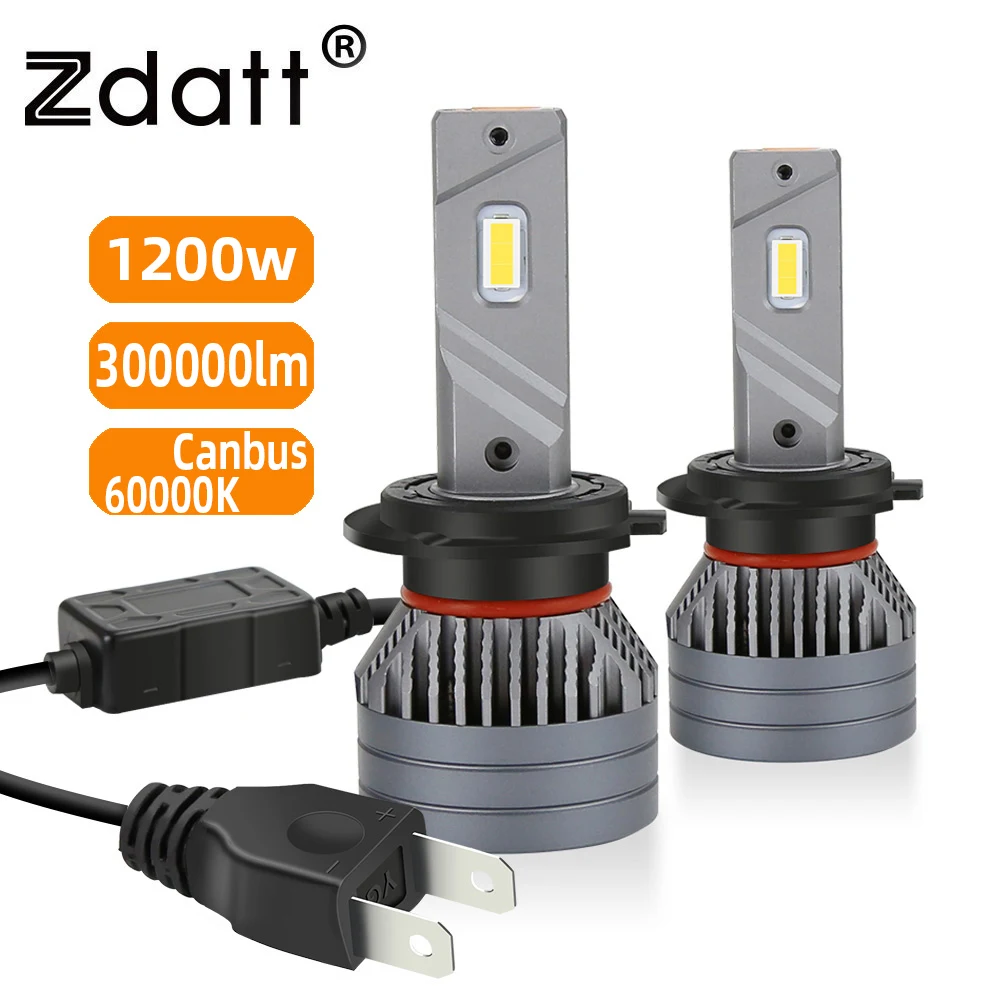 Zdatt H7 Светодиодные фары Canbus H4 H8 H11 9005 HB3 9006 HB4 H1 Светодиодная автомобильная лампа 1200 Вт 300000LM 6000K Turbo 12 В 24 В Автомобильные лампы
Zdatt H7 Светодиодные фары Canbus H4 H8 H11 9005 HB3 9006 HB4 H1 Светодиодная автомобильная лампа 1200 Вт 300000LM 6000K Turbo 12 В 24 В Автомобильные лампы