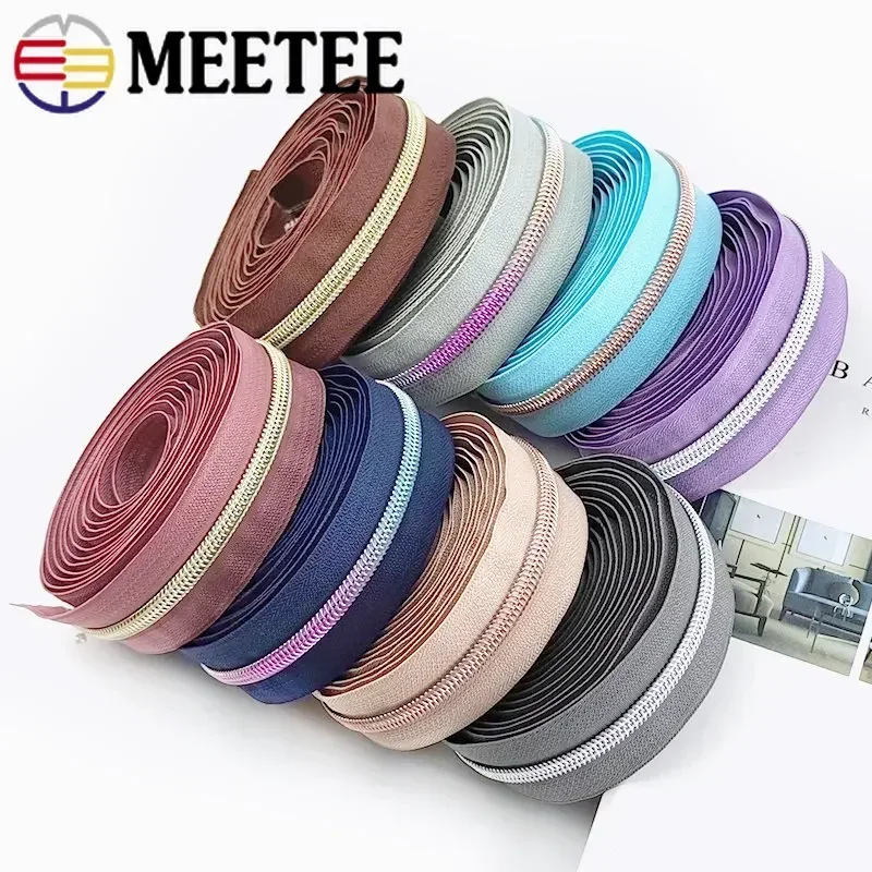 2M Nylon Zippers Tapes 5# +Zipper Slider Pull Sewing Bag Zip Heads Decor Coil Zips Per Meter Repair Kit DIY Garment Accessories
2M Nylon Zippers Tapes 5# +Zipper Slider Pull Sewing Bag Zip Heads Decor Coil Zips Per Meter Repair Kit DIY Garment Accessories