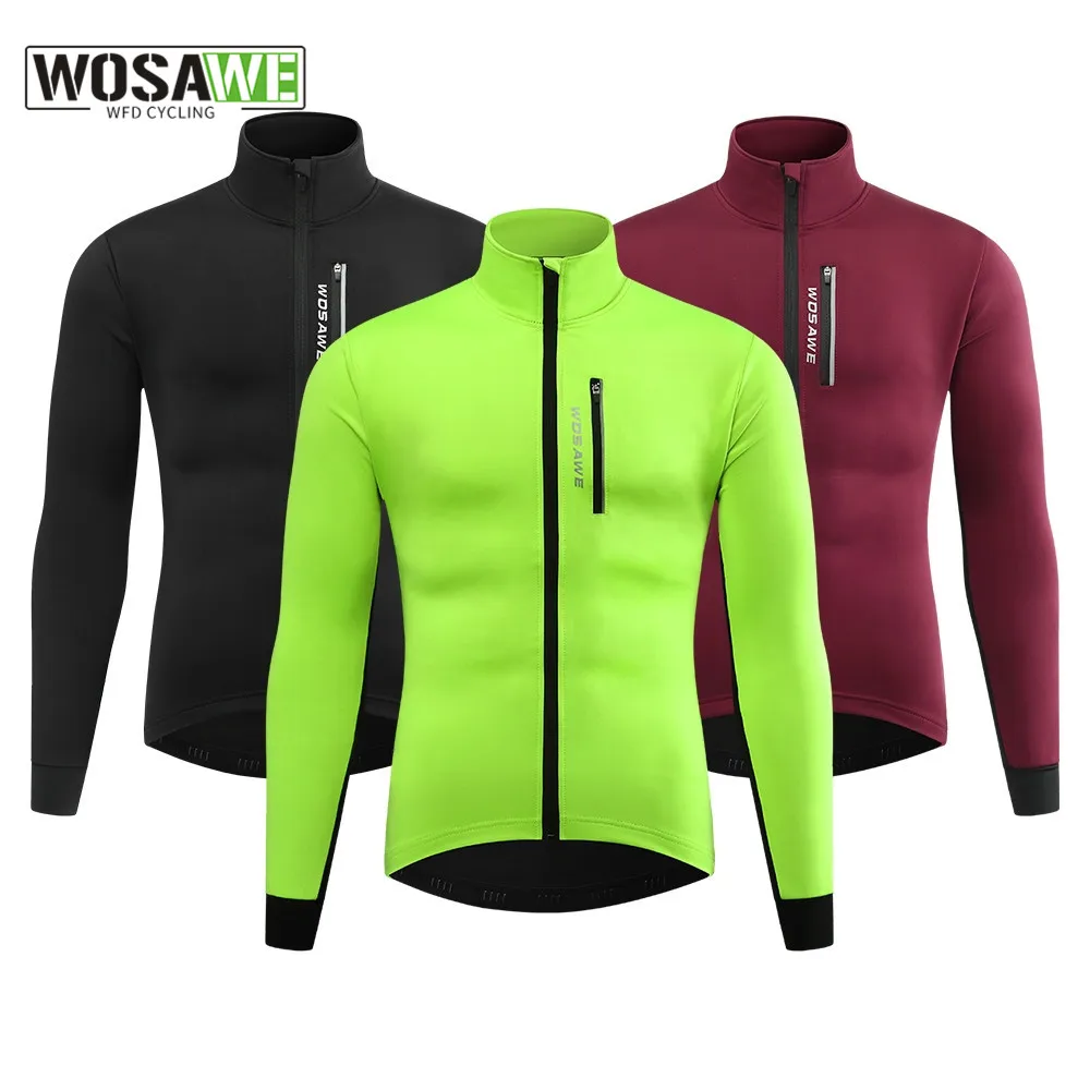 WOSAWE Winter Bike Jacket Men's Windbreaker Thermal Fleece Cycling Jacket Riding Outdoor Sports Windproof and Warm Men's Jacket
WOSAWE Winter Bike Jacket Men's Windbreaker Thermal Fleece Cycling Jacket Riding Outdoor Sports Windproof and Warm Men's Jacket