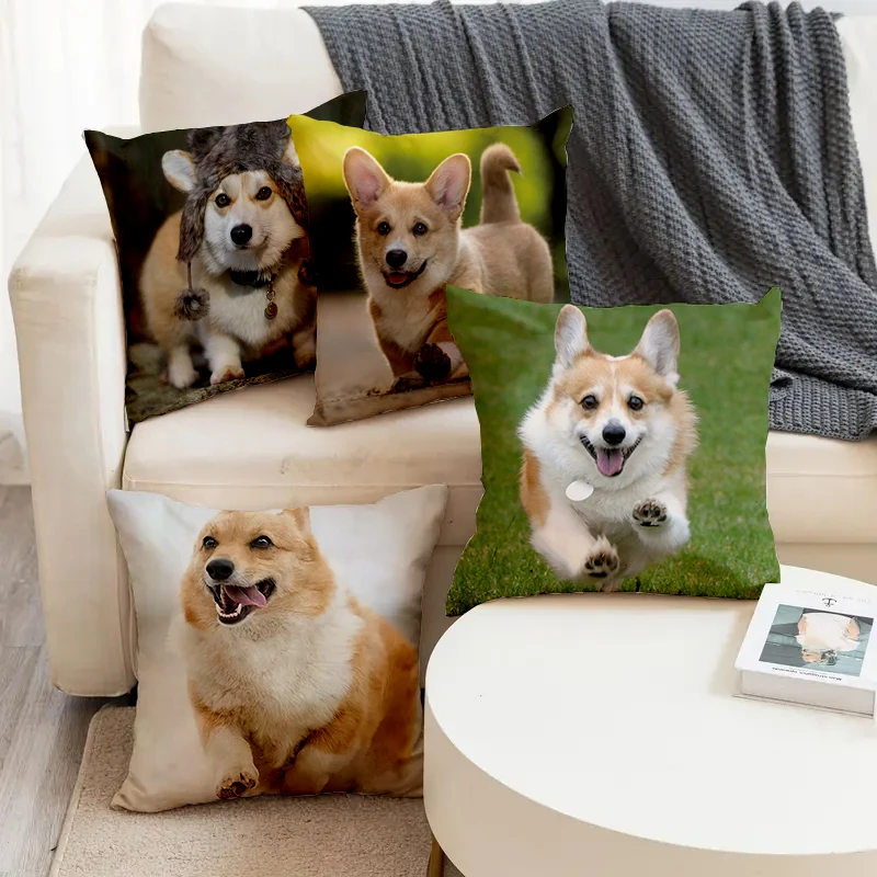 Animal Printing Cute Dog Welsh Corgi Printed Soft Square Pillowslip Linen Blend Cushion Cover Pillowcase Living Room Home Decor
Animal Printing Cute Dog Welsh Corgi Printed Soft Square Pillowslip Linen Blend Cushion Cover Pillowcase Living Room Home Decor