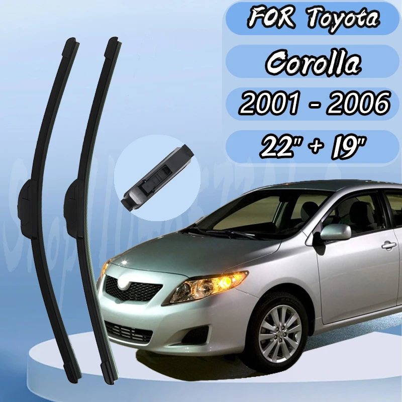 For Toyota Corolla hatchback E12 2001 - 2006 Car Wiper Front Wiper Blades Windshield Windscreen Window 22"19"
For Toyota Corolla hatchback E12 2001 - 2006 Car Wiper Front Wiper Blades Windshield Windscreen Window 22"19"