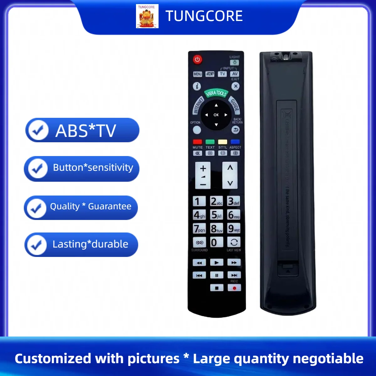 New Remote Control For Panasonic TC-55DT50 TC-P55VT60 N2QAYB000715 N2QAYB000703 N2QAYB000862 N2QAYB000863 Plasma HDTV TV
New Remote Control For Panasonic TC-55DT50 TC-P55VT60 N2QAYB000715 N2QAYB000703 N2QAYB000862 N2QAYB000863 Plasma HDTV TV