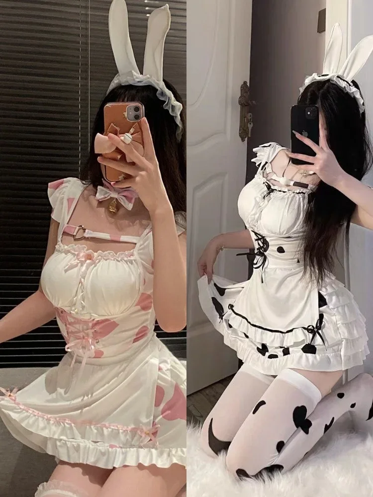 Women Sexy Lingerie Lace Underwear Low Cut Bondage Maid Dress Student Role Uniform Lace Uniform Sexy Skirt Role Play
Women Sexy Lingerie Lace Underwear Low Cut Bondage Maid Dress Student Role Uniform Lace Uniform Sexy Skirt Role Play