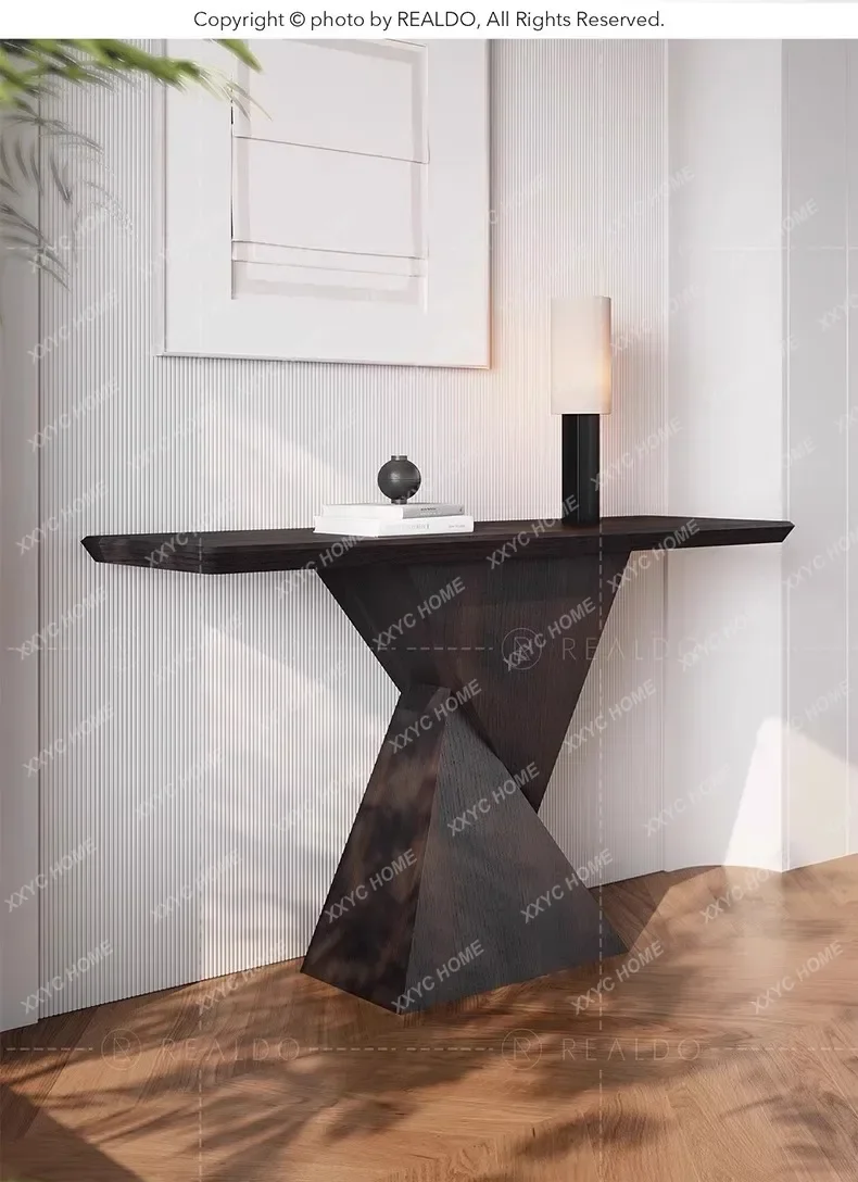 creative solid wood entrance table, living room end view table, long aisle, storage table, simple entry
creative solid wood entrance table, living room end view table, long aisle, storage table, simple entry