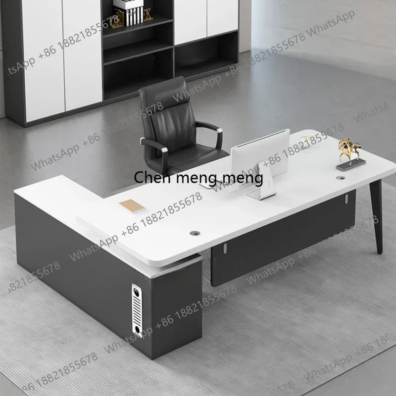 E136 Floor Drawers Storage Office Desk Luxury Work Bookshelf European Modern Office Desk Boss High Quality Bureau Meuble Furnitu
E136 Floor Drawers Storage Office Desk Luxury Work Bookshelf European Modern Office Desk Boss High Quality Bureau Meuble Furnitu