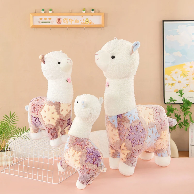 Кавайная плюшевая игрушка из альпаки, мягкая кукла, подушка в виде снежинки, милый подарок на день рождения для детей, девочек, мягкие наполненные плюшевые животные
Кавайная плюшевая игрушка из альпаки, мягкая кукла, подушка в виде снежинки, милый подарок на день рождения для детей, девочек, мягкие наполненные плюшевые животные